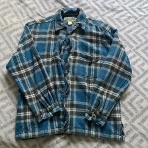 Flannel zip up